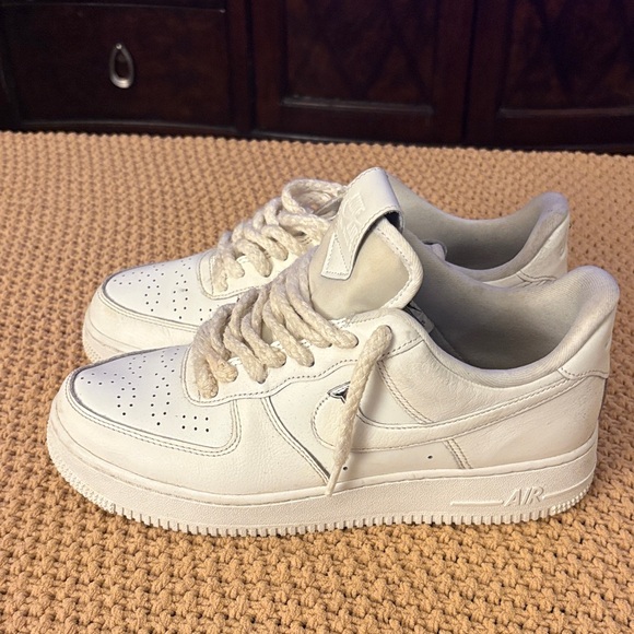 Nike Shoes - Nike Air Force 1 low 07 LV8-NEEDLEWORK" SAIL-MET SILVER women’s SZ 10